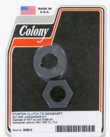 MAINSHAFT NUT & LOCKWASHER KIT